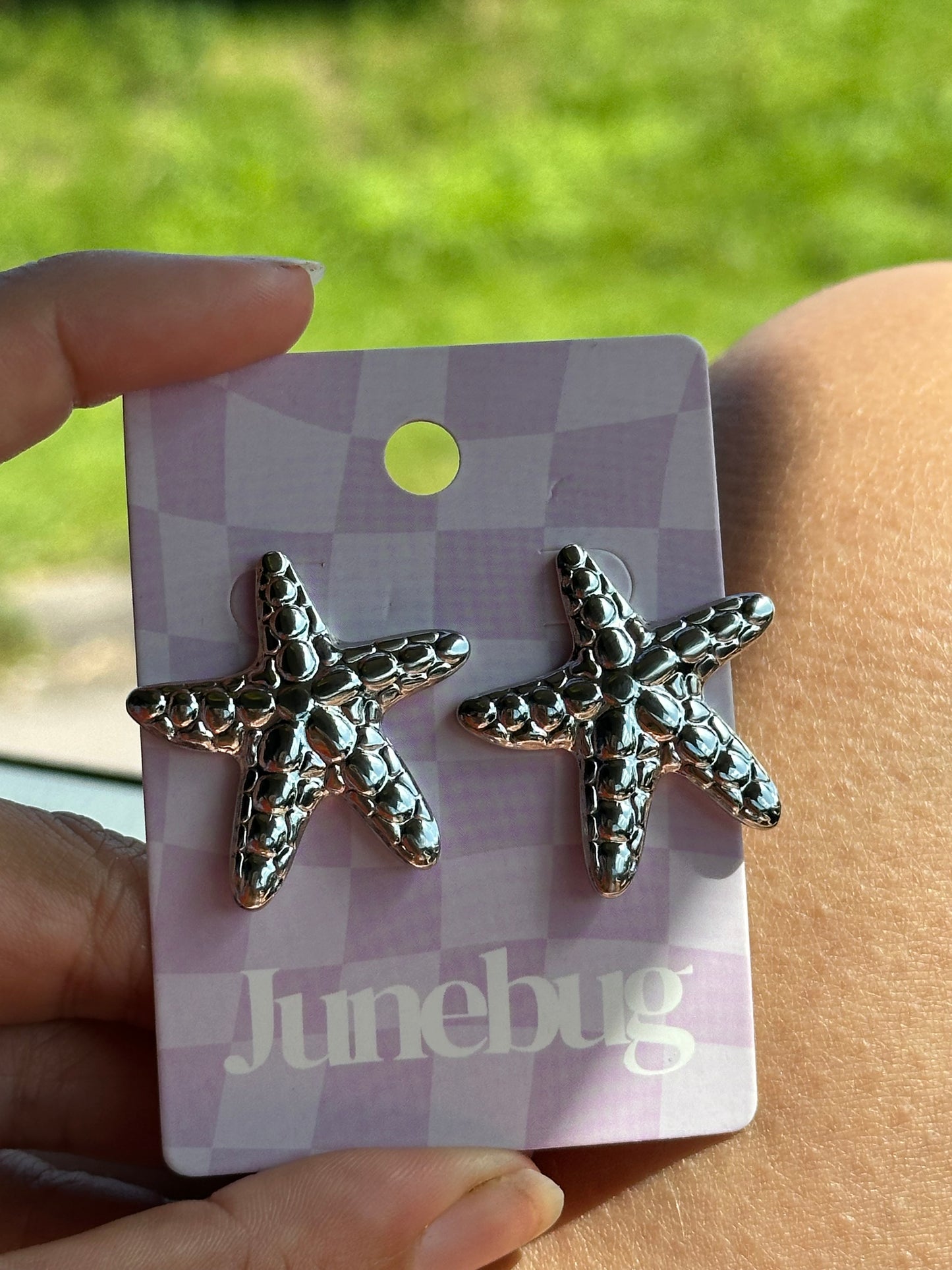 Silver Stainless Steel Starfish